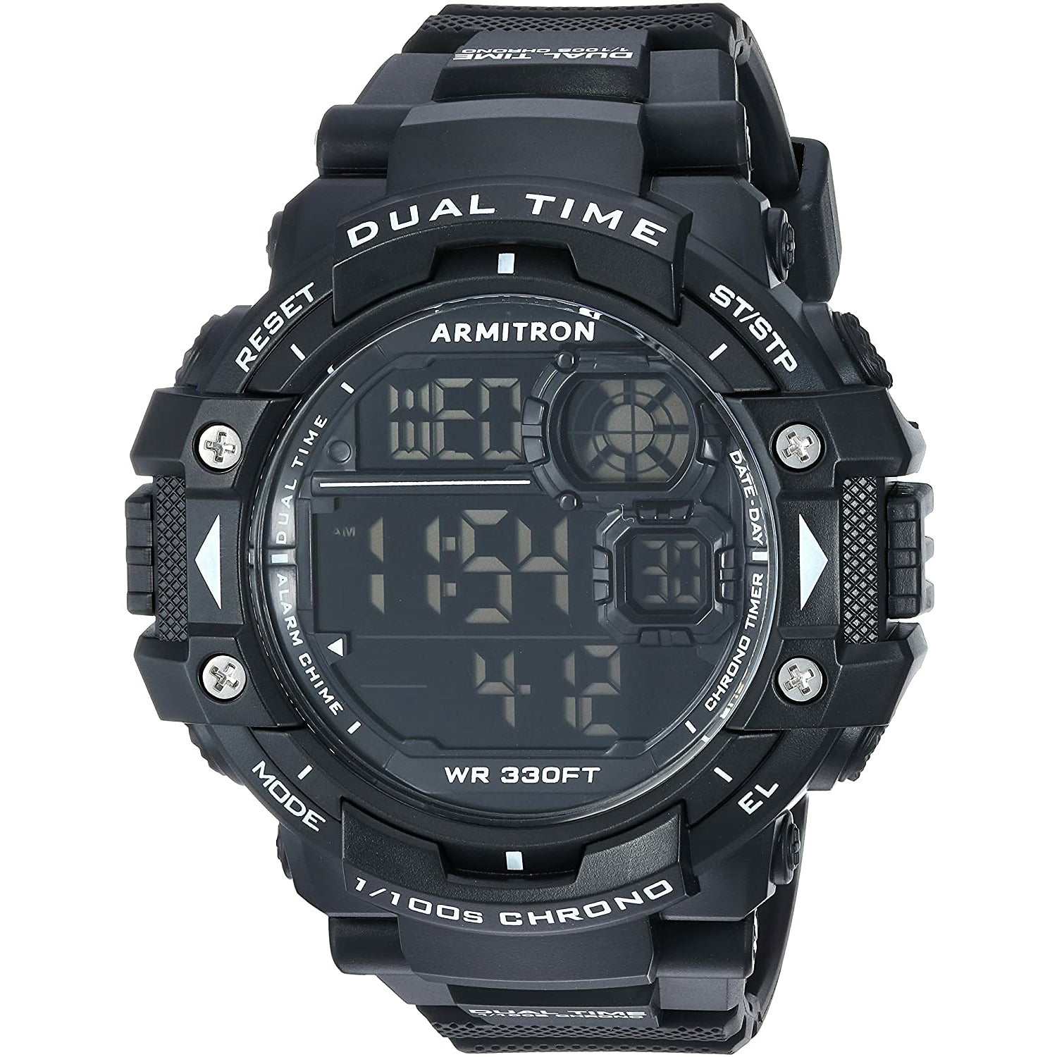 Armitron Sport Men's 40/8309BLK Digital Chronograph Watch Black - 3alababak