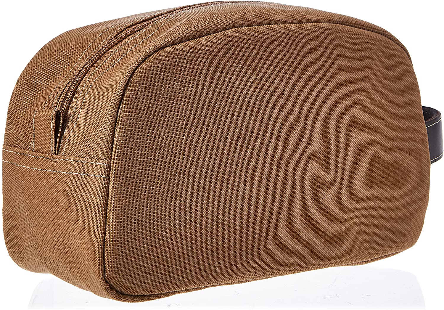 Timberland Men's Toiletry Bag Canvas Travel Kit Organizer - Khaki - 3alababak