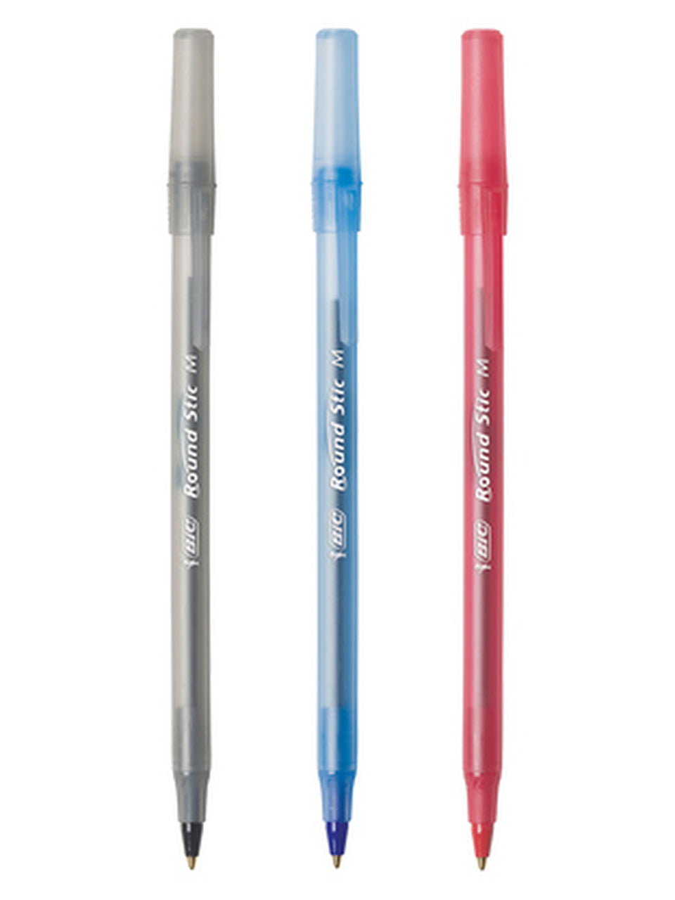 BIC Round Stic Xtra Life Ballpoint Pen Medium Point (1.0mm) - Black - 3alababak