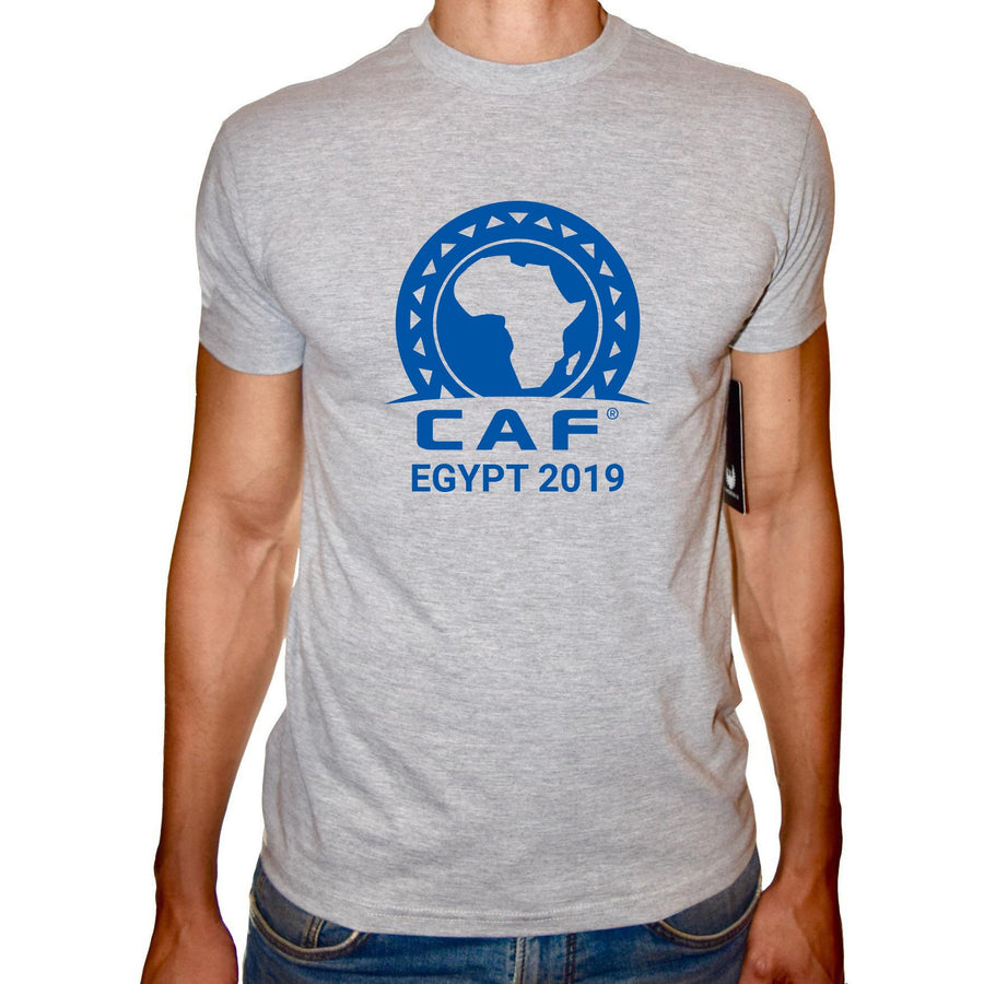 Phoenix GREY Round Neck Printed T-Shirt Men ( CAF Cup -Egypt 2019 ) - 3alababak