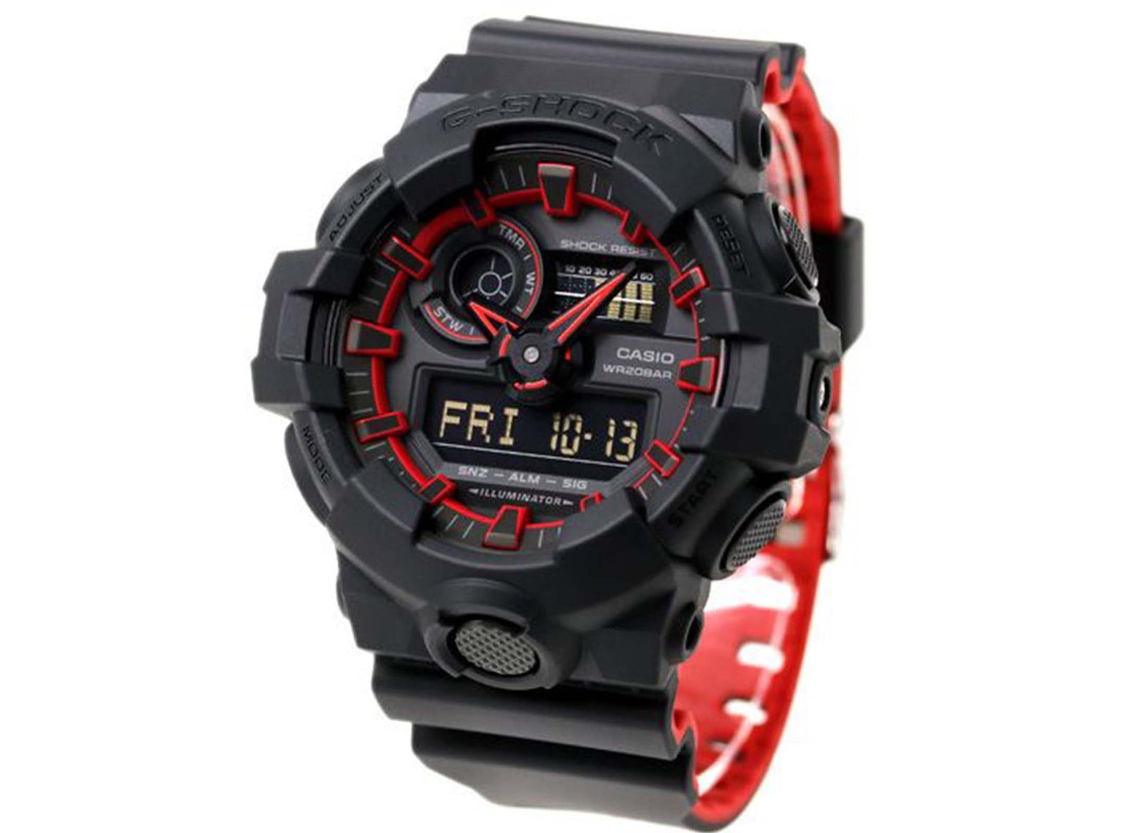 Casio Men's GA700SE-1A4 Black Resin G-Shock Watch - 3alababak