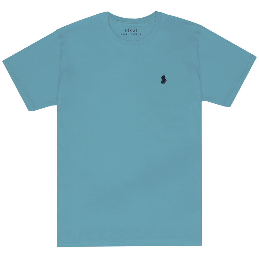 Ralph Lauren Polo Jersey Crewneck Short-Sleeve Blue T-shirt
