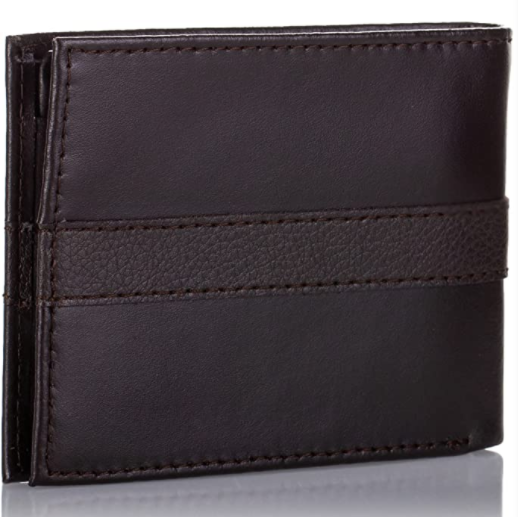 Tommy Hilfiger Men's 31TL22X062 Ranger Wallet Bifold, Brown - 3alababak