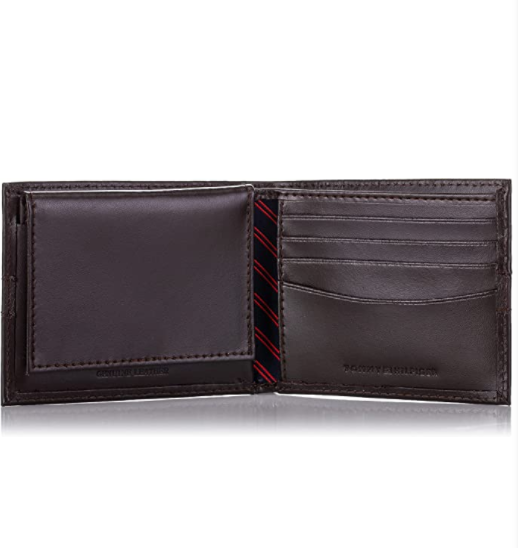 Tommy Hilfiger Men's 31TL22X062 Ranger Wallet Bifold, Brown - 3alababak