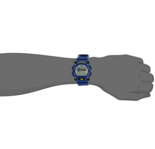 Casio Men's DW-9052-2V G-Shock Digital Display Quartz Blue Watch - 3alababak