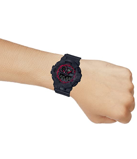 Casio Men's GA700SE-1A4 Black Resin G-Shock Watch - 3alababak