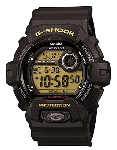 Casio Men's Quartz Sport Watch with Resin Strap, Black, 29.4 (Model: G-8900-1CR)