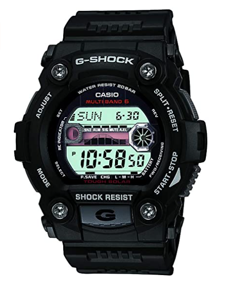 Casio Men's G-Shock Quartz Watch with Resin Strap, Black, 30 (Model: GW-7900-1CR) - 3alababak