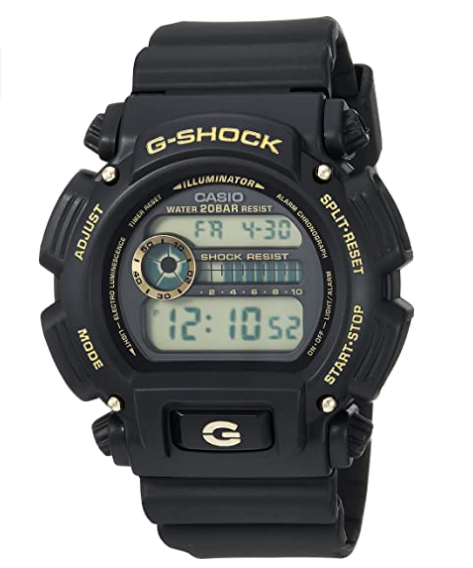 Casio Men's G-Shock Quartz Watch with Resin Strap, Black, 25 (Model: DW-9052GBX-1A9CR) - 3alababak