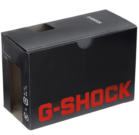 Casio GSHOCK Stainless Steel Quartz Watch with Resin Strap, Black, 21.4 (Model: GD350-1CR) - 3alababak