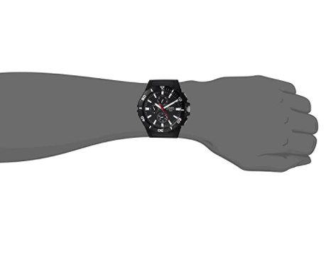 Casio Men's Sports Analog-Quartz Watch with Resin Strap, Black, 21 (Model: MRW-400H-1AVCF) - 3alababak