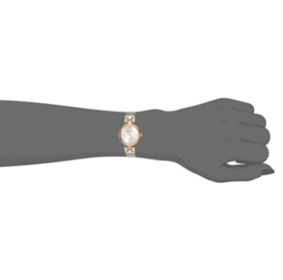 Anne Klein Women's Genuine Diamond Dial Mesh Bracelet Watch AK/3003SVRT - 3alababak