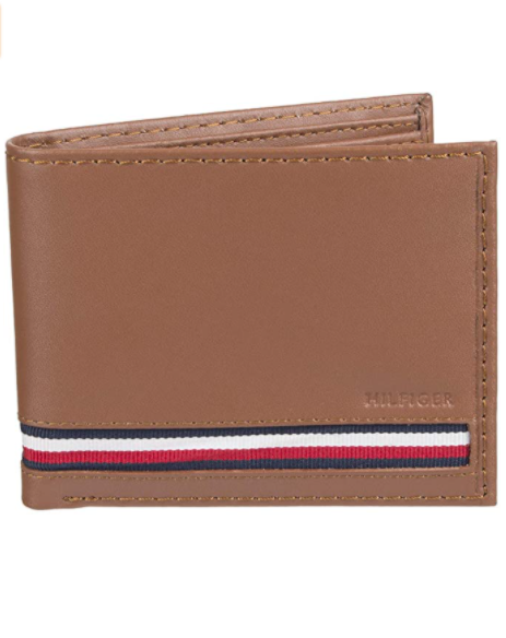 tommy hilfiger wallet tan