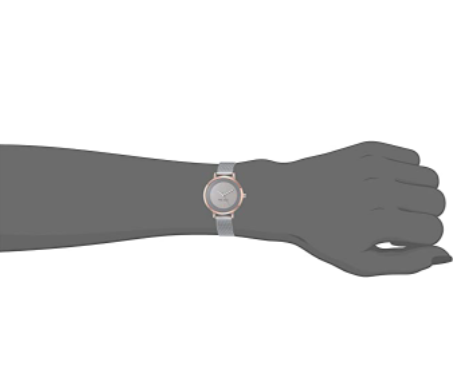 Nine West Women's Mesh Bracelet Watch NW/2147TPRT - 3alababak