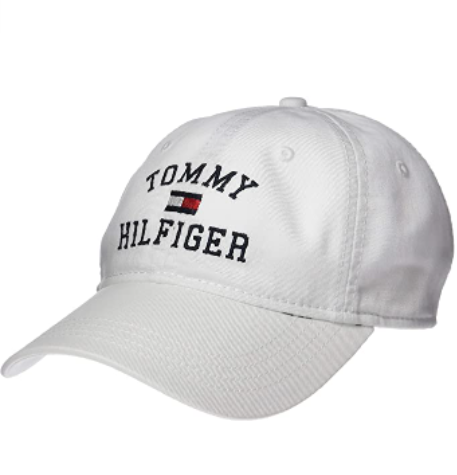 Tommy Hilfiger Men’s Tommy Adjustable Baseball Cap - White - 3alababak