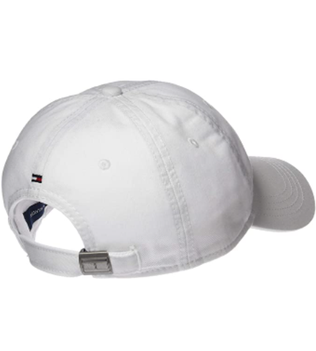 Tommy Hilfiger Men’s Tommy Adjustable Baseball Cap - White - 3alababak