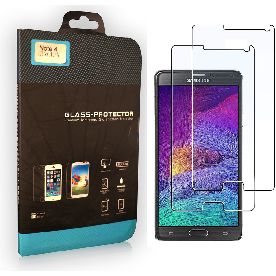 Note 4 Premium Tempered Glass Screen Protector - 3alababak
