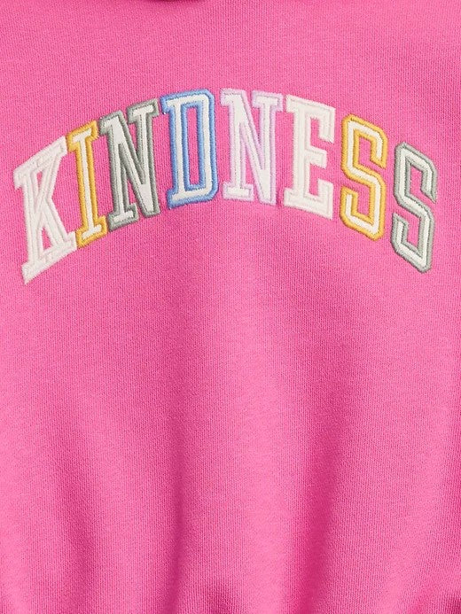 GAP Toddler Graphic Hoodie Kindness Pink Size 3 - 3alababak
