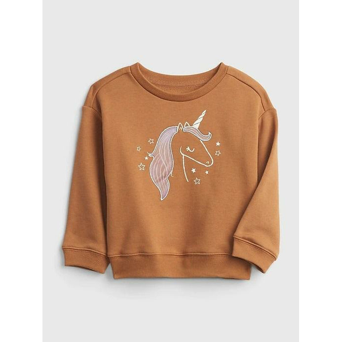 Gap Toddler Unicorn Graphic Sweatshirt Size 2 - 3alababak