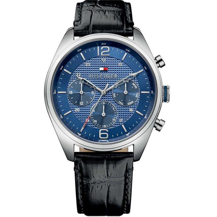 Tommy Hilfiger Multi-function Watch for Men - Analog Leather Band - 1791182 - 3alababak