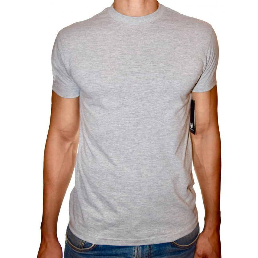 PHOENIX Grey Round Neck T-Shirt For Men - 3alababak