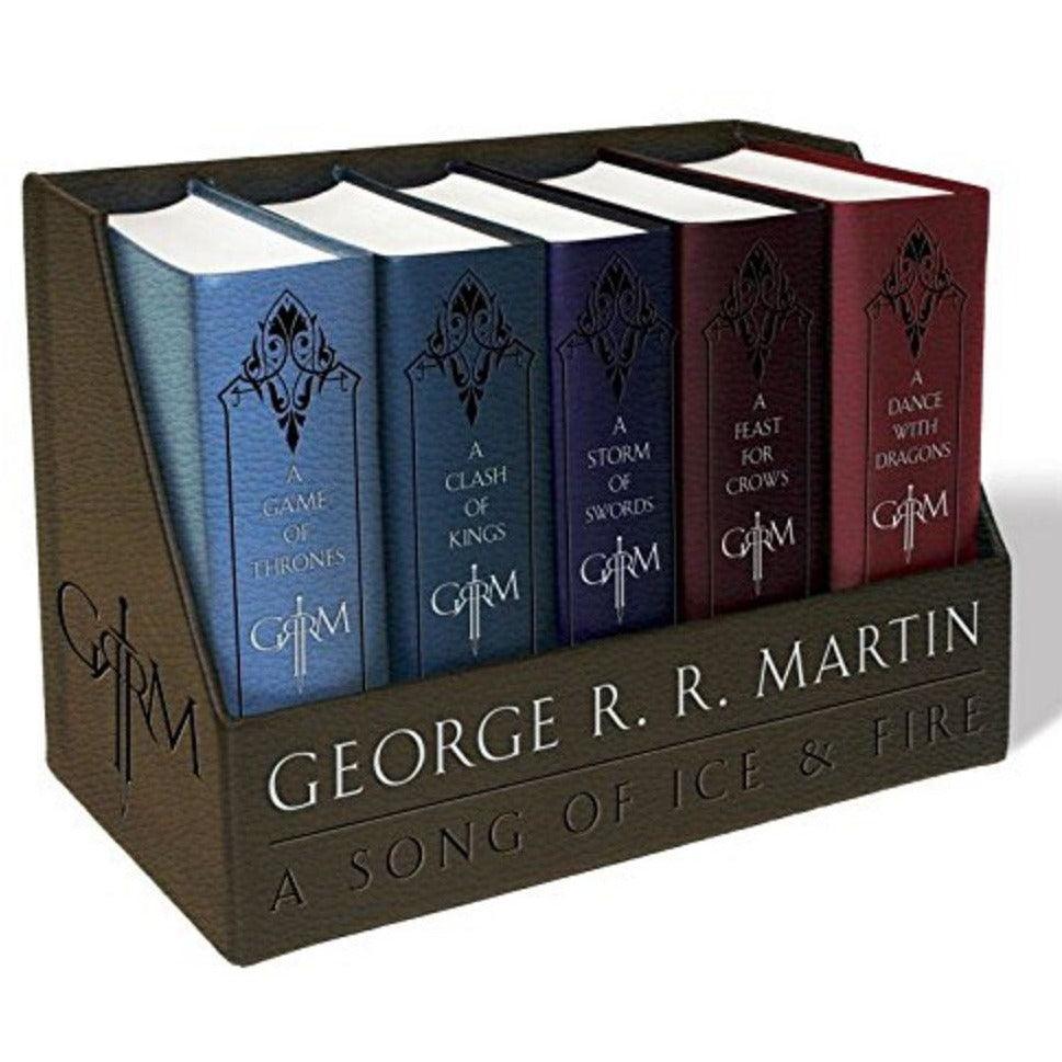 Game of Thrones Leather-Cloth Boxed Set (Song of Ice and Fire Series) - 3alababak