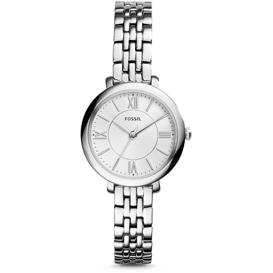 Fossil Women's Silver Dial Stainless Steel Band Watch - ES3797 - 3alababak