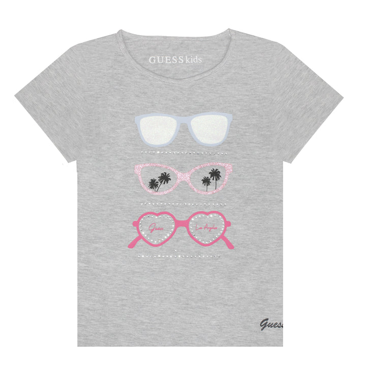 Guess Kids Baby Girl Grey Cotton T-shirt - 3alababak