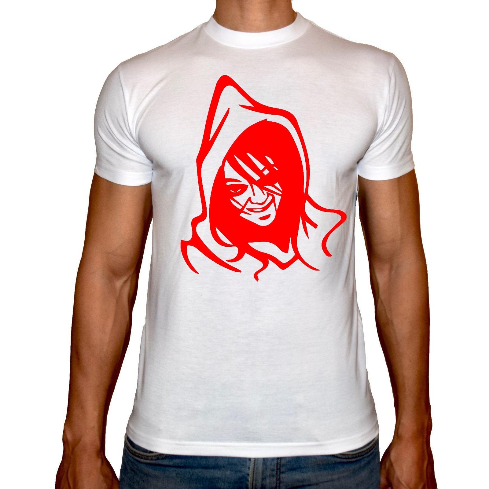 Phoenix WHITE Round Neck Printed T-Shirt Men(man) - 3alababak