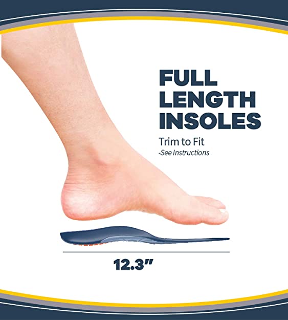Dr. Scholl's Knee Pain Relief Orthotics // Immediate and All-Day Knee Pain Relief Including Pain from Runner’s Knee (for Men's 8-14)