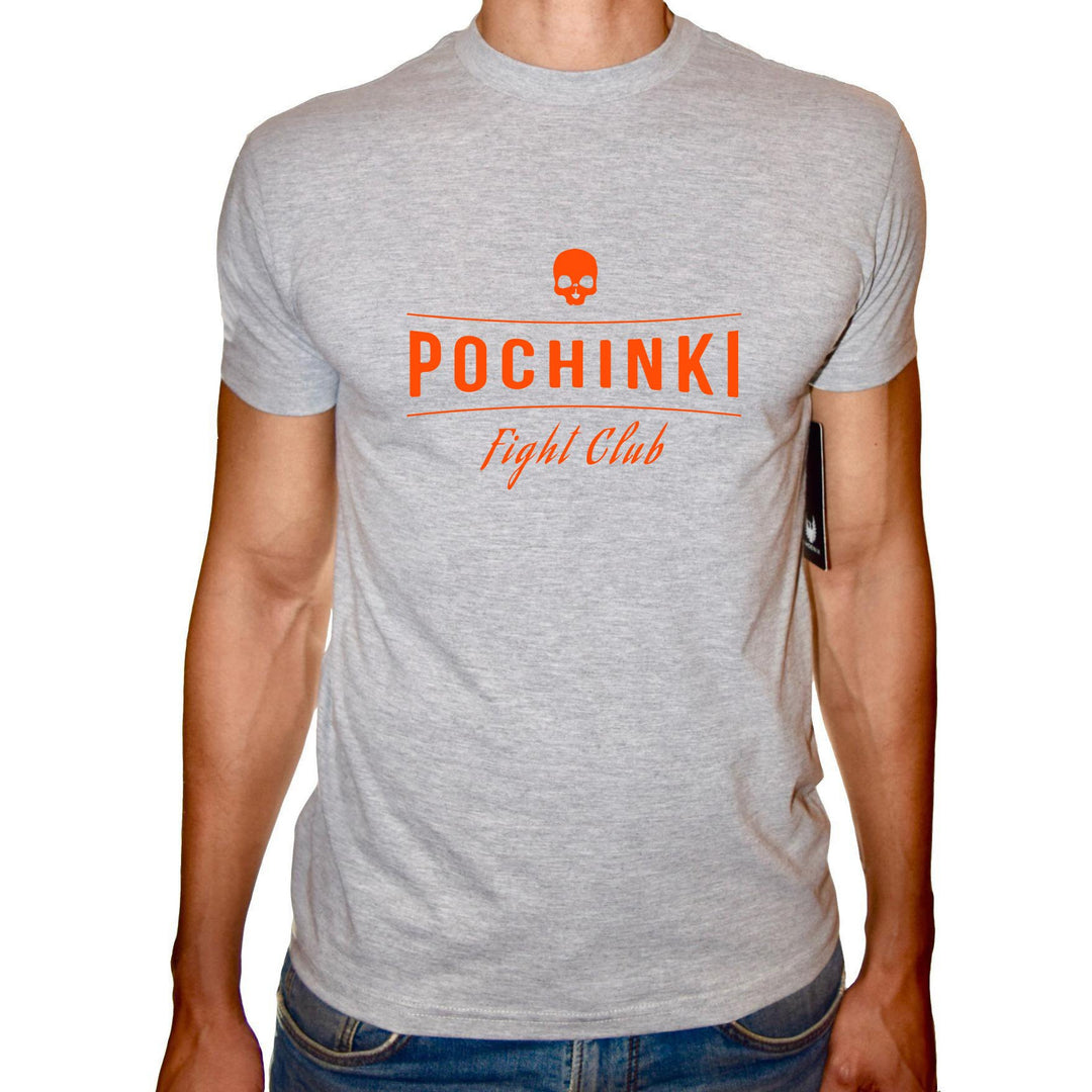 Phoenix GREY Round Neck Printed T-Shirt Men (Pubg - Pochinki fight Club)
