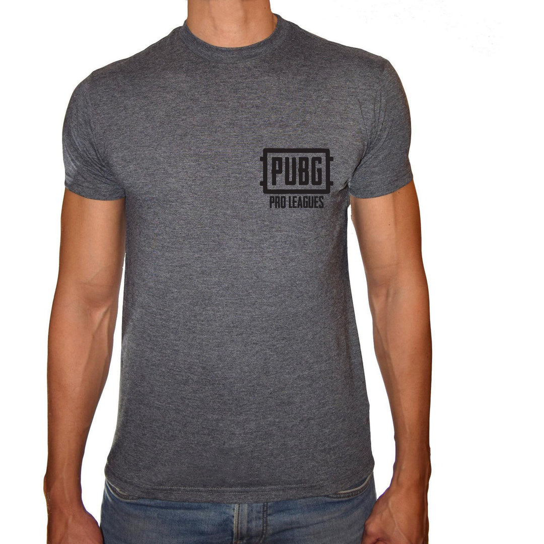Phoenix CHARCOAL Round Neck Printed T-Shirt Men (PUBG LOGO) - 3alababak