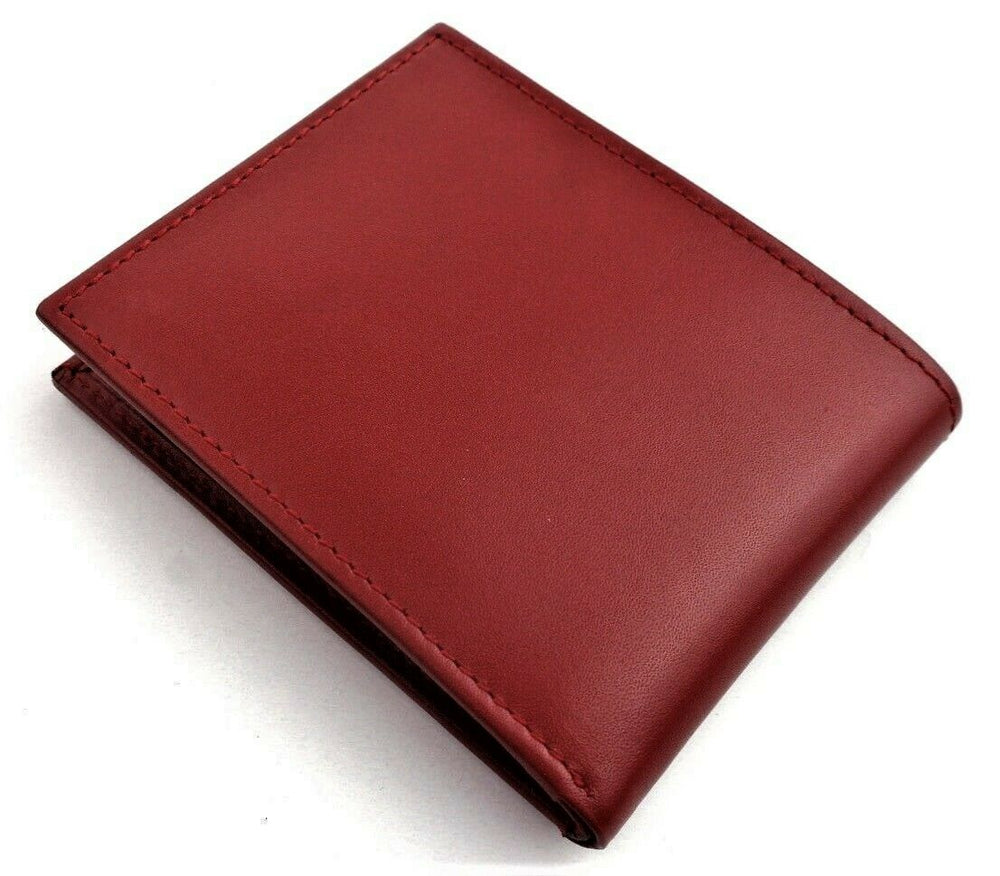 Tommy Hilfiger 31TL22X046-600 Men's Casual Bifold Wallet Deep Red - 3alababak